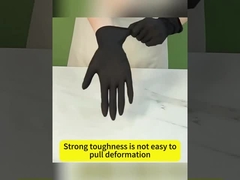 블랙 다이아몬드 구성 버릴 수 있는 니트릴 글러브는 자동차 인더스트리얼을 위해 자유로와서 가루가 됩니다